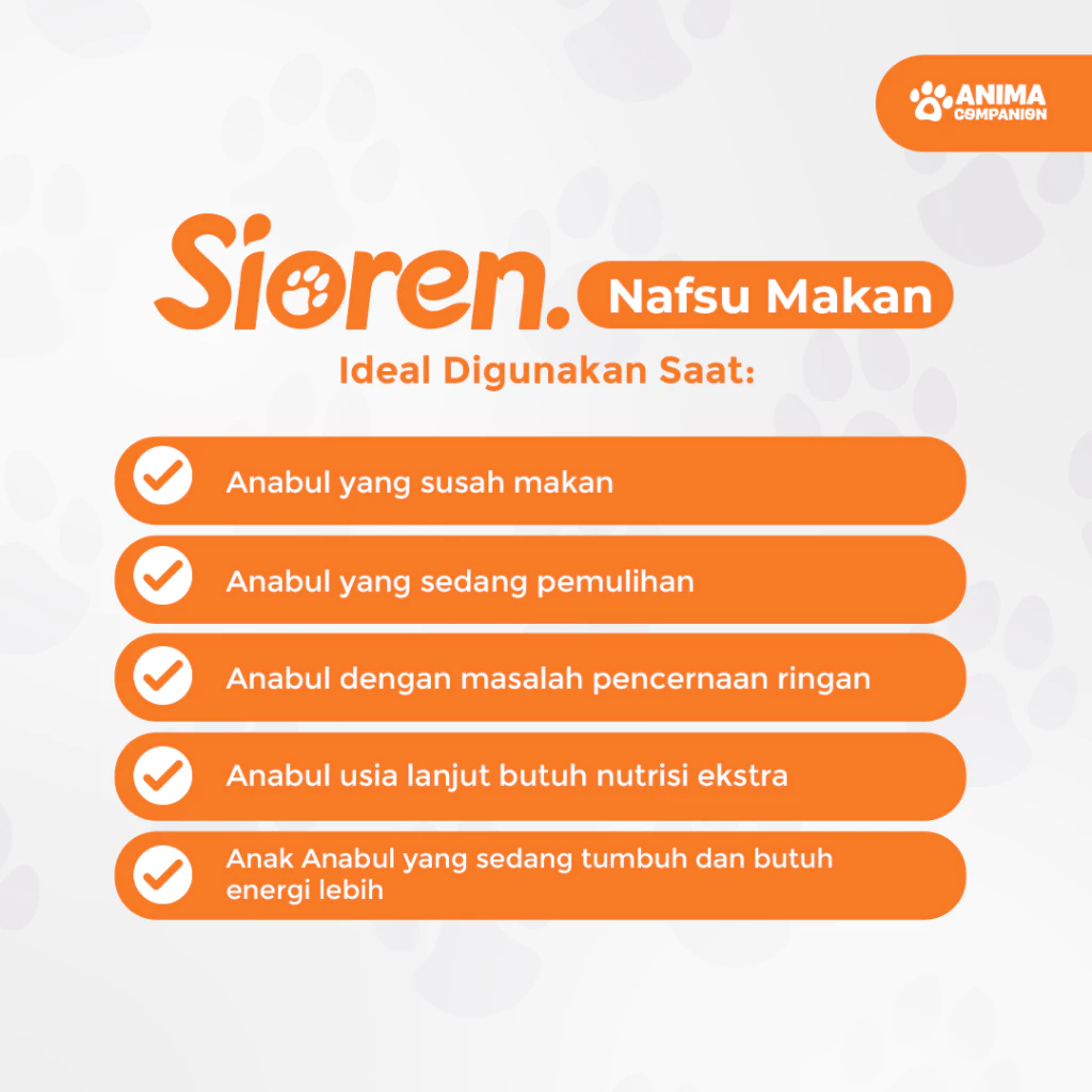 Penambah Nafsu Makan Kucing | Sioren Nafsu Makan Kucing | Vitamin Nafsu Makan Kucing