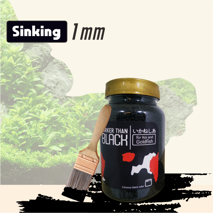 Darker Than Black Naikkan Hitam [TOPLES MEDIUM SIZE] Pakan Makanan Untuk Mas Koki, Channa, Koi