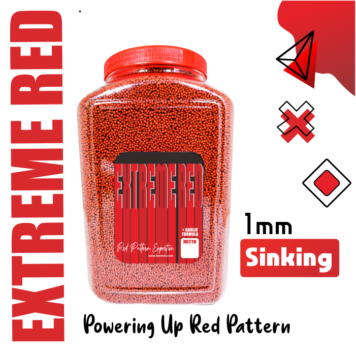 Extreme Red Naikkan Warna Merah Untuk Koi dan Mas Koki [TOPLES 1,6 & REFILL 1KG]