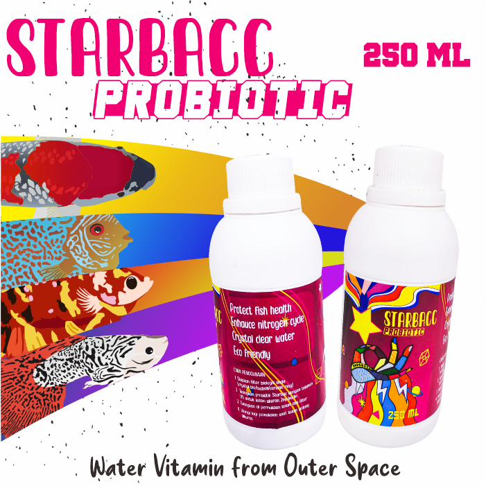 Probiotik Starbacc Untuk Kesehatan Ikan dan Kejernihan Kolam dan Akuarium