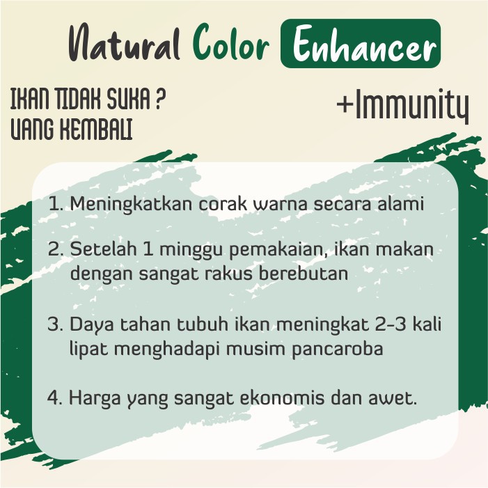 Pakan Pelet Makanan Ikan Koi SPIRULINA  Ekstrak BAWANG PUTIH  350 gr [TOPLES BIG SIZE]  IKANESIA
