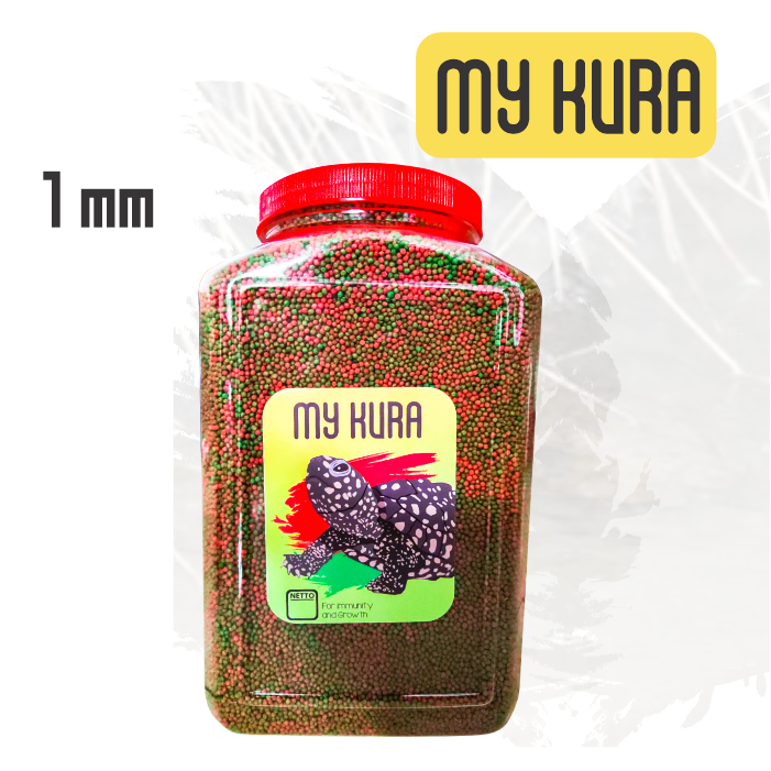 My Kura Makanan Kura-Kura untuk Daya Tahan Tubuh [TOPLES 1,6 KG & REFILL 1KG] Ikanesia
