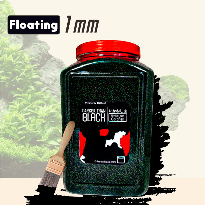 Darker Than Black Naikan Hitam Pakan Pelet Makanan Ikan Mas Koki Koi 2,4 Kg [TOPLES 1,6 & REFILL 1KG]