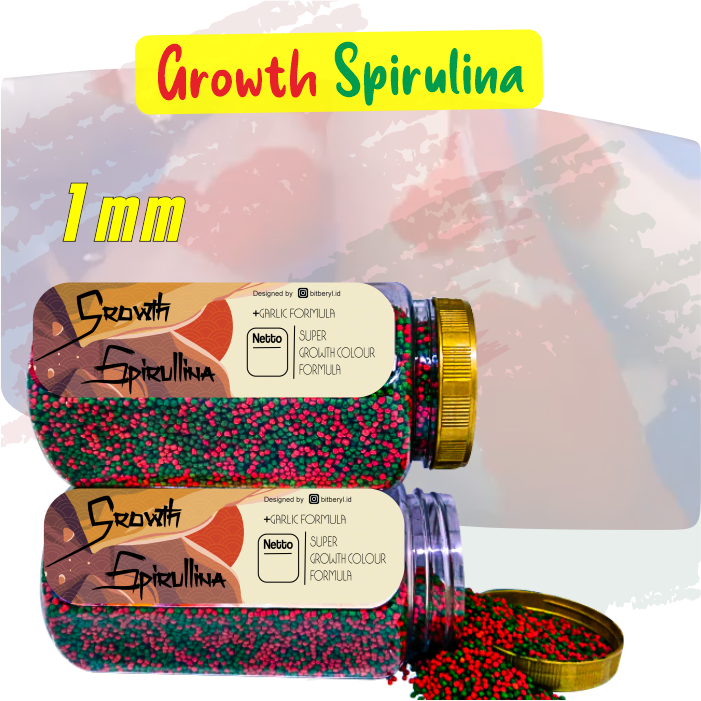 Growth Spirulina Ekstrak Bawang Putih Naikkan Imunitas Ikan Koi [TOPLES BIG SIZE] 350