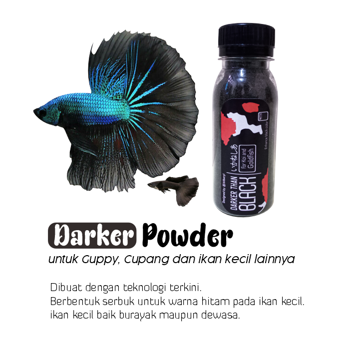 Serbuk Extreme Powder Naikkan Warna Merah Untuk Ikan Cupang, Guppy, dan Ikan Kecil Lainnya