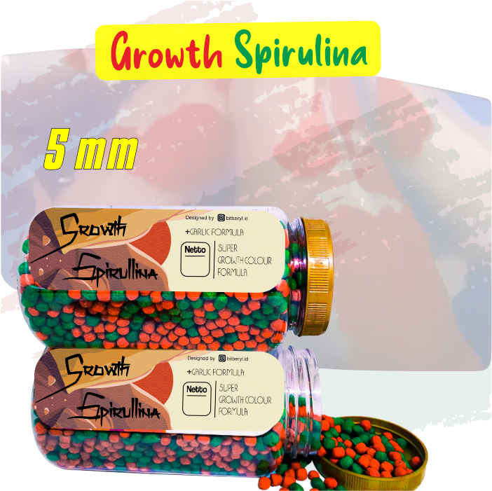 Growth Spirulina Ekstrak Bawang Putih Naikkan Imunitas Ikan Koi [TOPLES BIG SIZE] 350