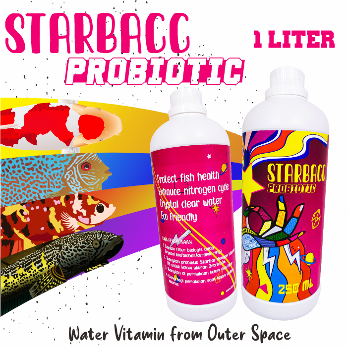 Probiotik Starbacc Untuk Kesehatan Ikan dan Kejernihan Kolam dan Akuarium