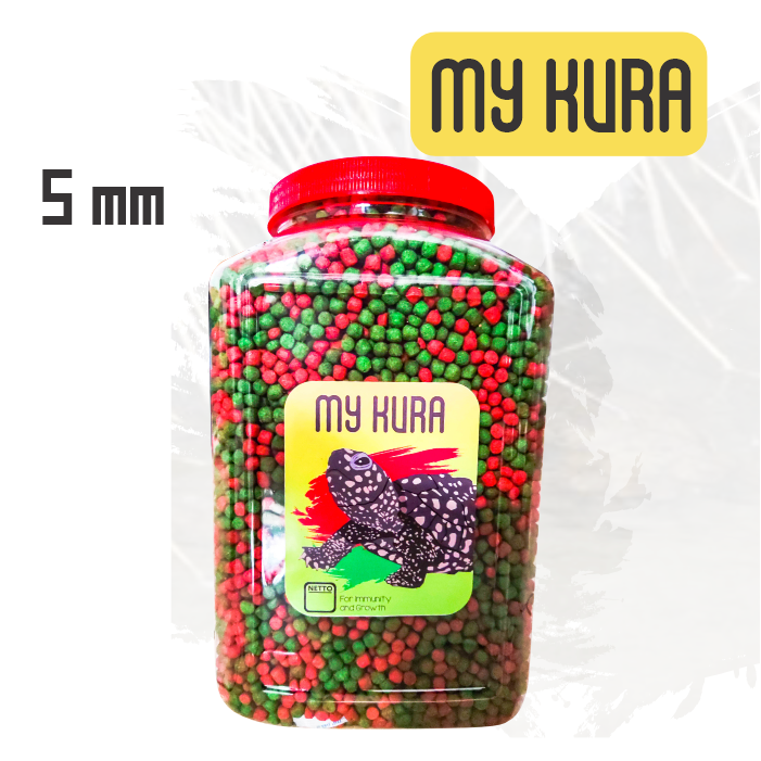 My Kura Makanan Kura-Kura untuk Daya Tahan Tubuh [TOPLES 1,6 KG & REFILL 1KG] Ikanesia