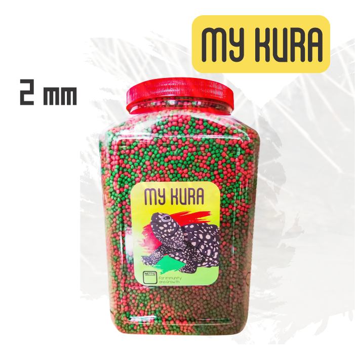 My Kura Makanan Kura-Kura untuk Daya Tahan Tubuh [TOPLES 1,6 KG & REFILL 1KG] Ikanesia