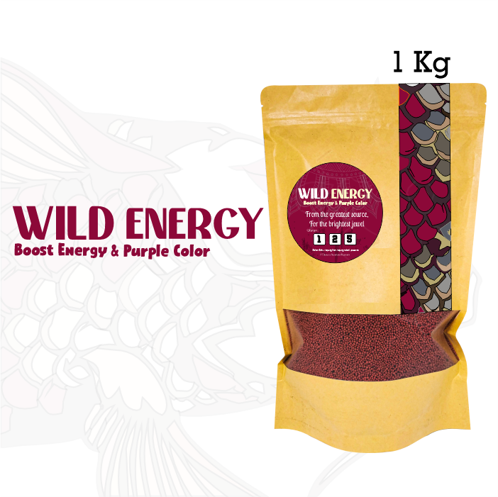 Wild Energy Naikkan Warna Ungu Untuk Ikan Koi dan Mas Koki 1 Kg