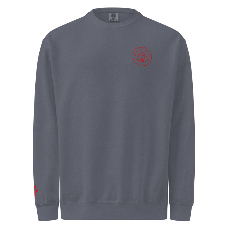 Unisex garment-dyed sweatshirt