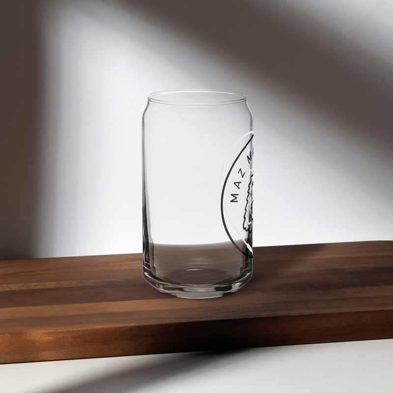 Can-shaped glass