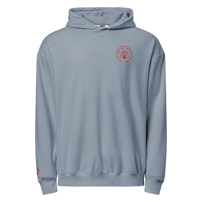 Unisex Garment-Dyed Lightweight Fleece Hooded Sweatshirt I Comfort Colors 1467