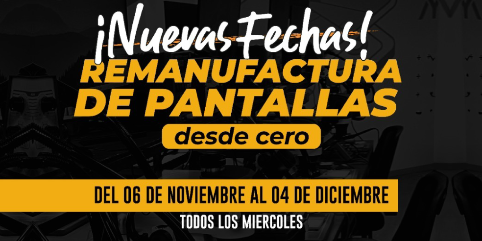 Curso Completo Presencial Remanufactura de Pantallas - Aprende Desde Cero