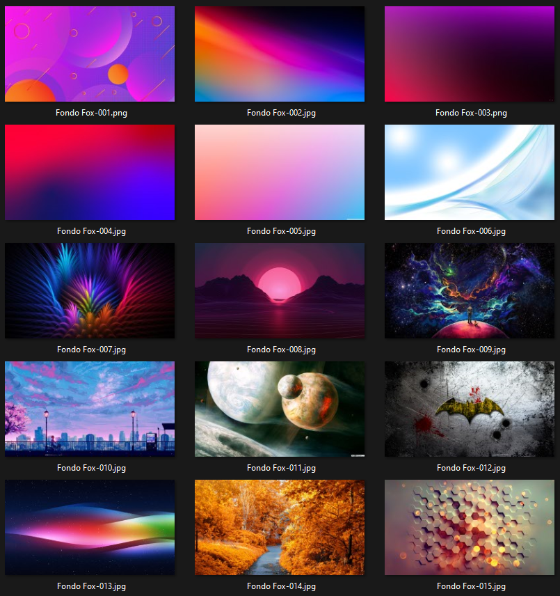 70 Fondos Graficos - Pack 01