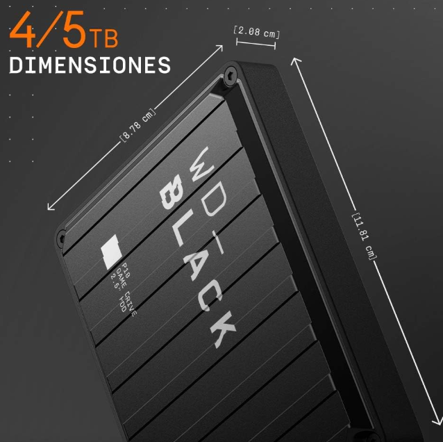 WD-P10 5Tb HDD Portatil USB-A