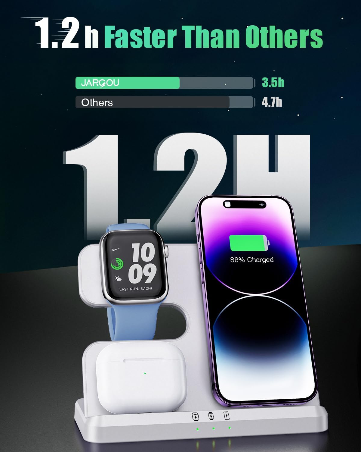 CARGADOR INALAMBRICO APPLE MULTI