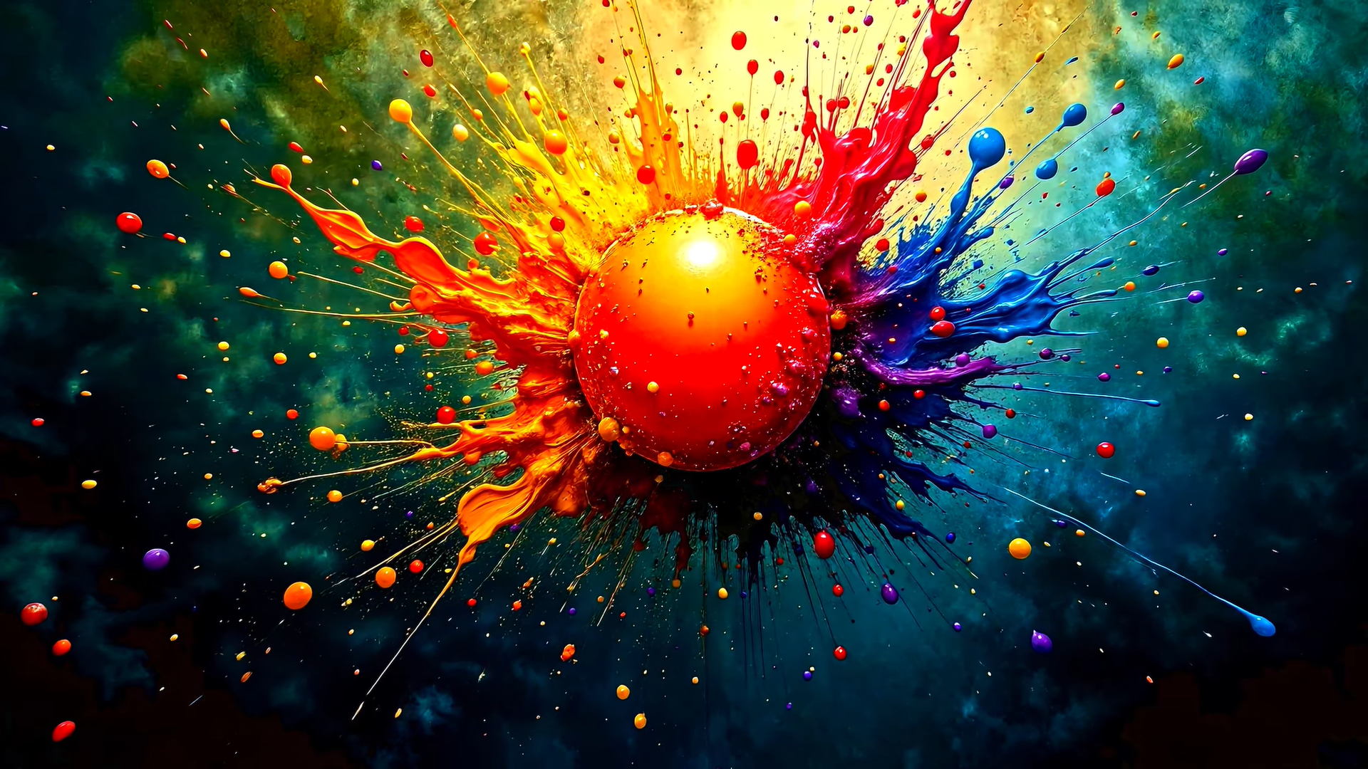 Fondo Video - Bola Pintura