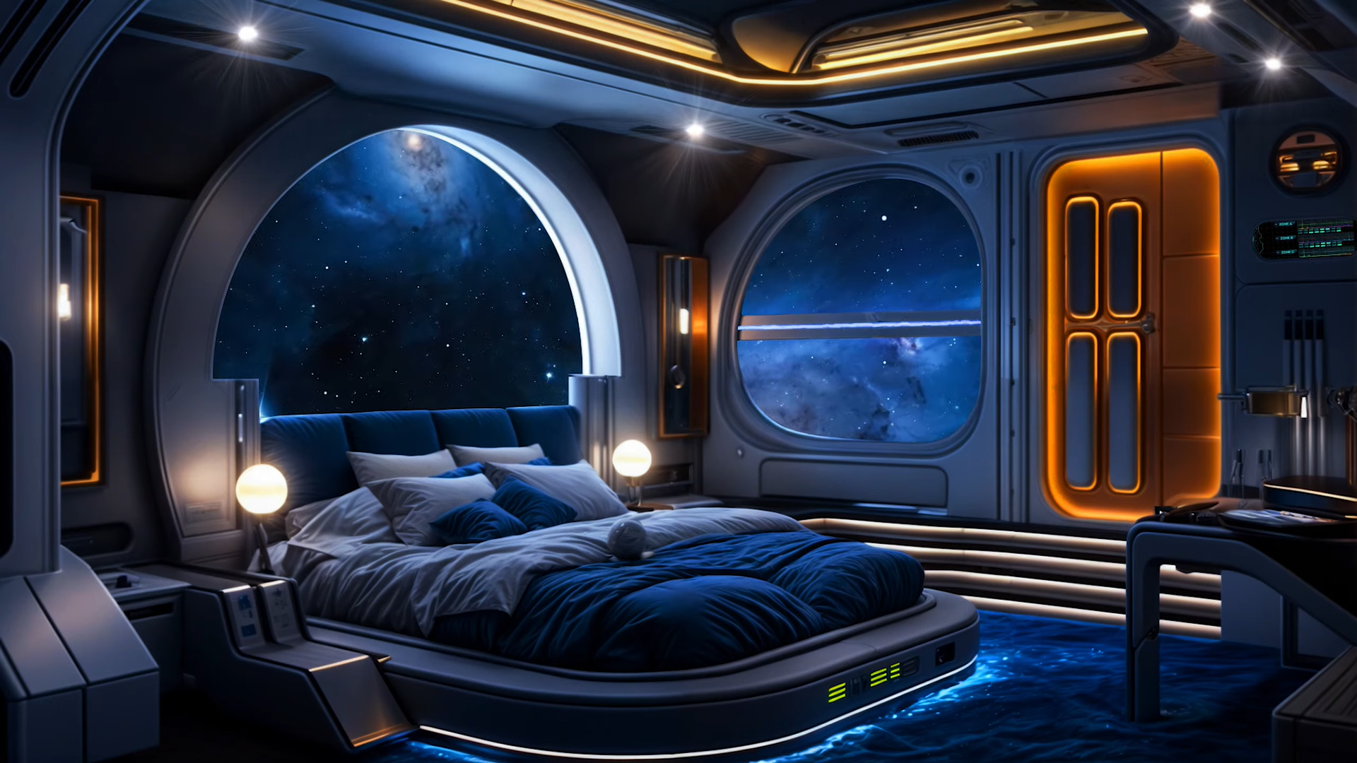 Fondo Video - Cama Espacial