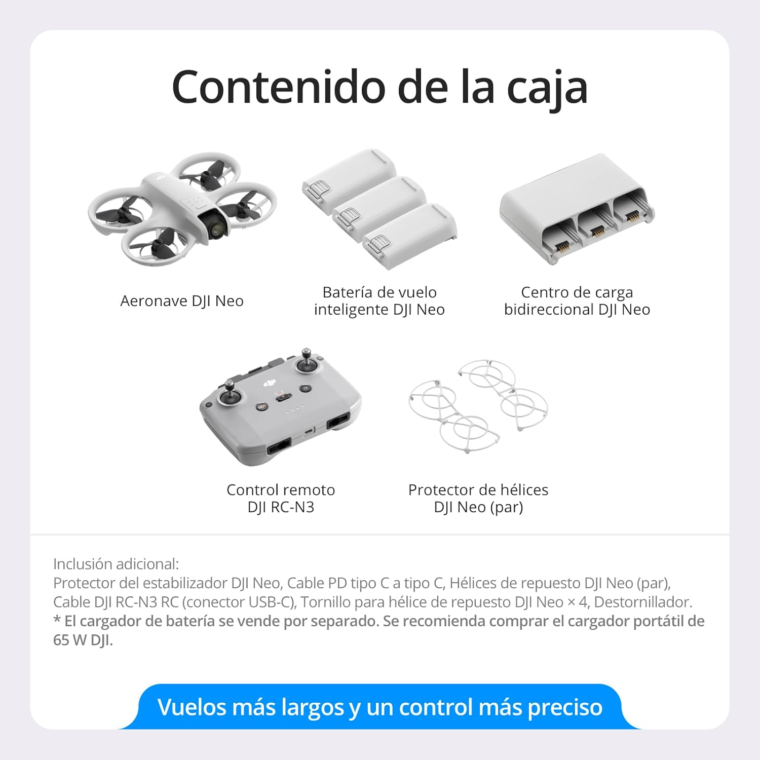 DRON DJI NEO PACK 4K