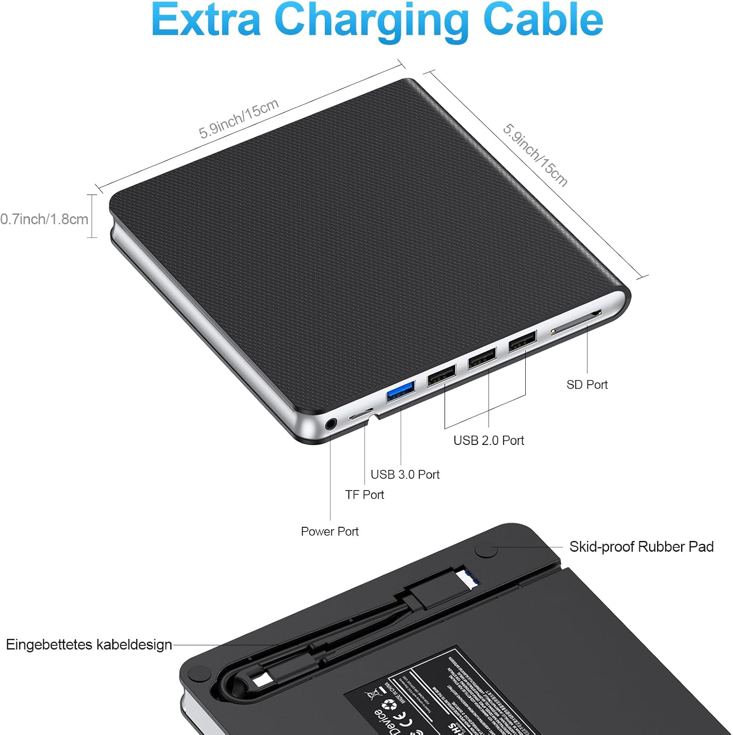 LECTOR CD-DVD GRABADOR USB