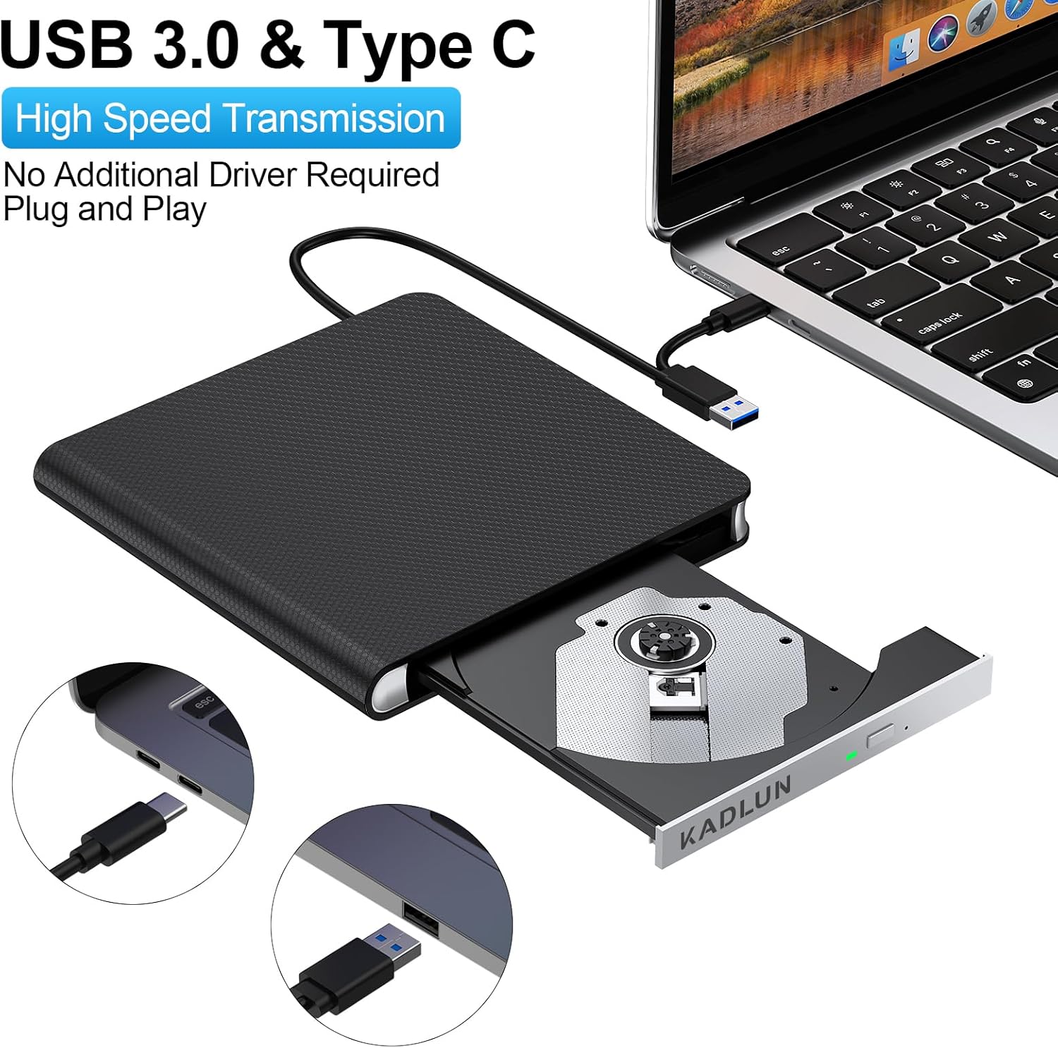 LECTOR CD-DVD GRABADOR USB