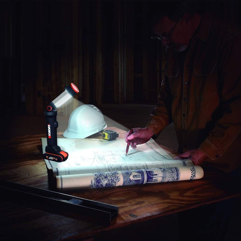 LINTERNA WORX LED 4 FUNCIONES