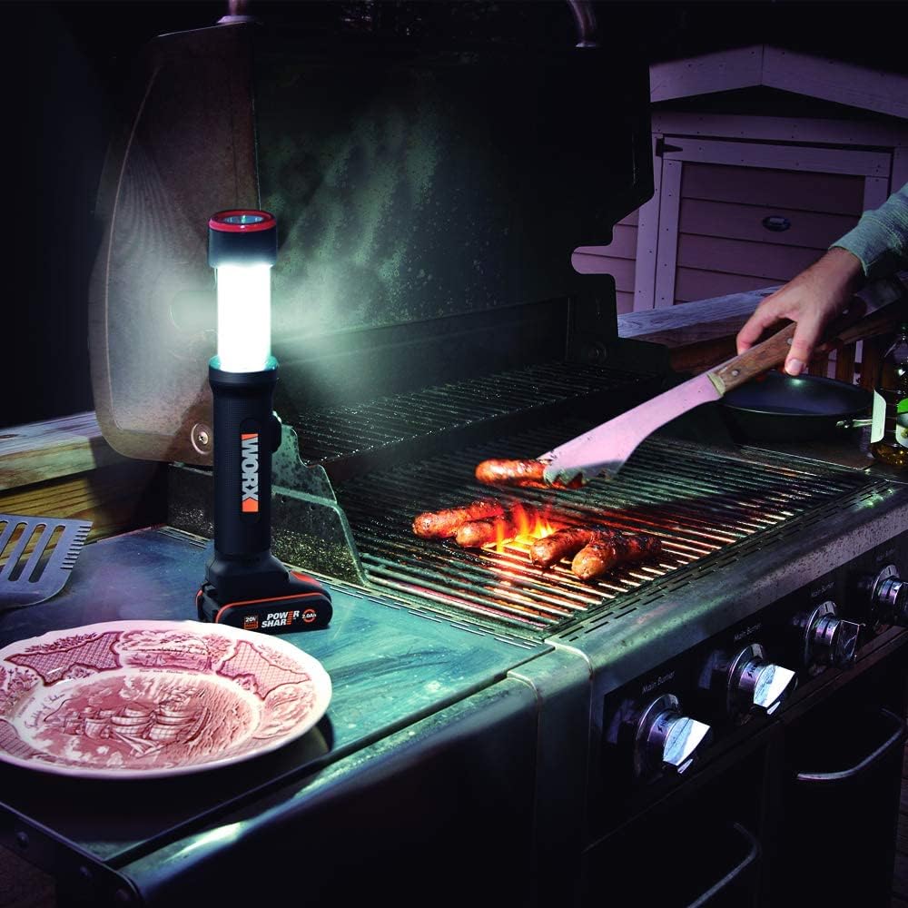 LINTERNA WORX LED 4 FUNCIONES