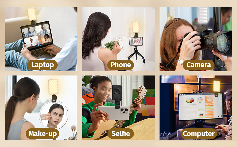 FOCO LED PORTATIL BATERIA PINZA