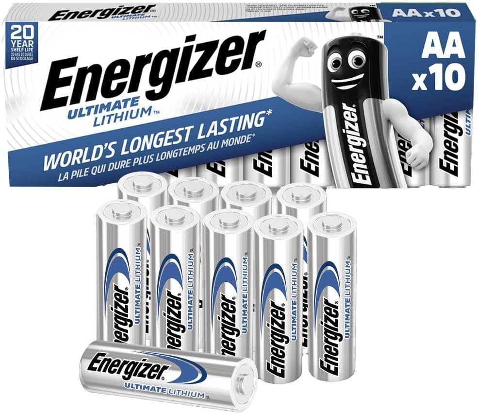 PILAS LITIO RECARGABLES ENERGIZER AA PACK 10