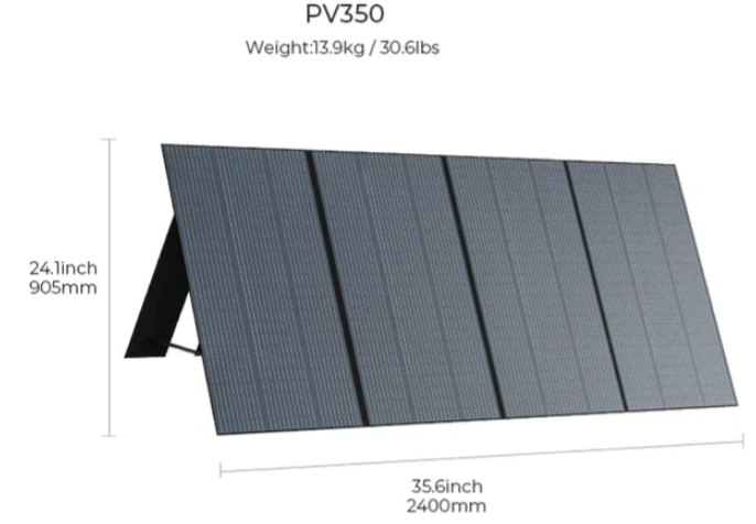PANEL SOLAR BLUETTI PV350 350W