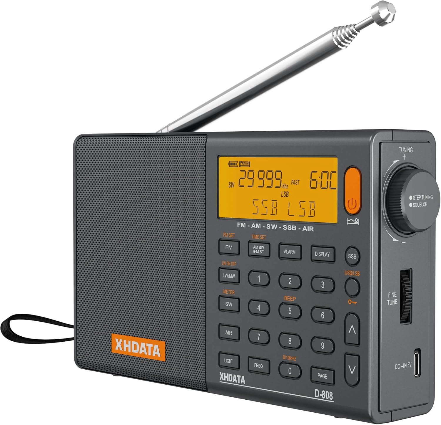RADIO DIGITAL XHDATA D-808 MULTIBANDA