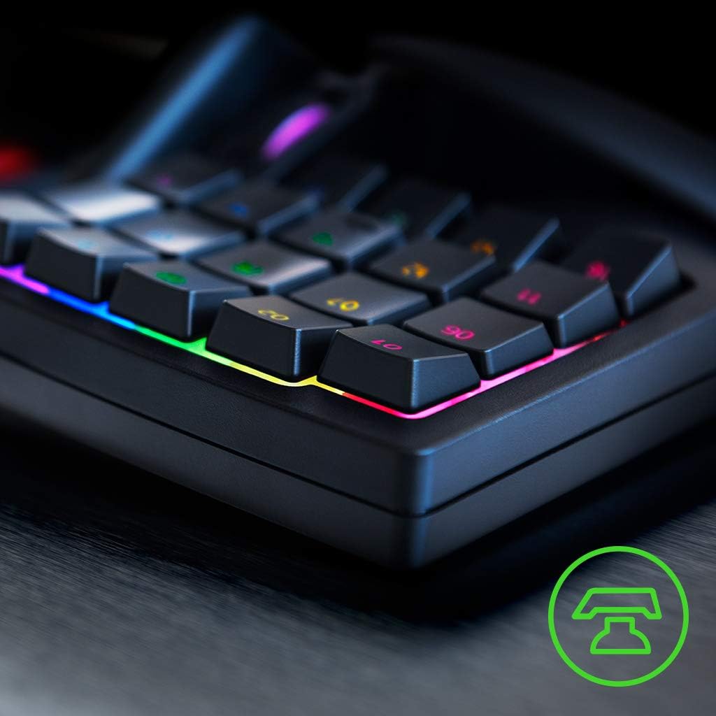 MANDO CON TECLADO IZQUIERDO USB RGB RACER TARTARUS V2