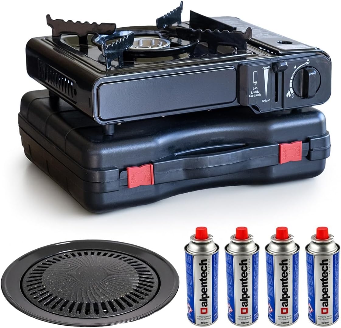 COCINA PORTATIL Y ESTUFA CARTUCHO