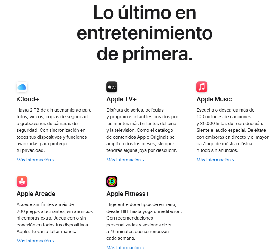 APPLE ONE MENSUAL INDIVIDUAL