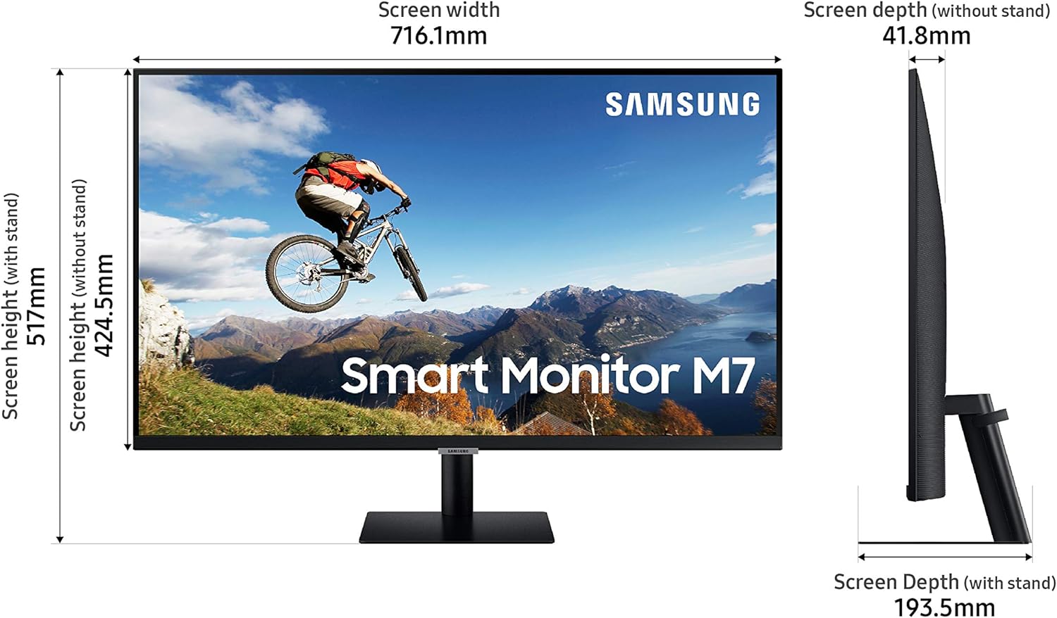 MONITOR 32 PULGADAS 4K SMART SAMSUNG M7