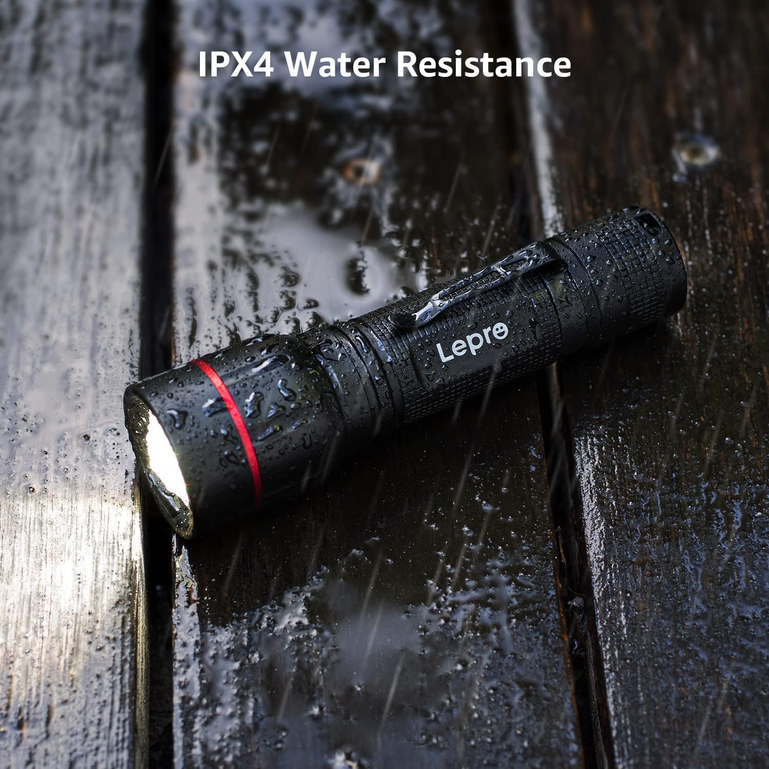 LINTERNA TACTICA LED ALTA POTENCIA RECARGABLE CON CLIP