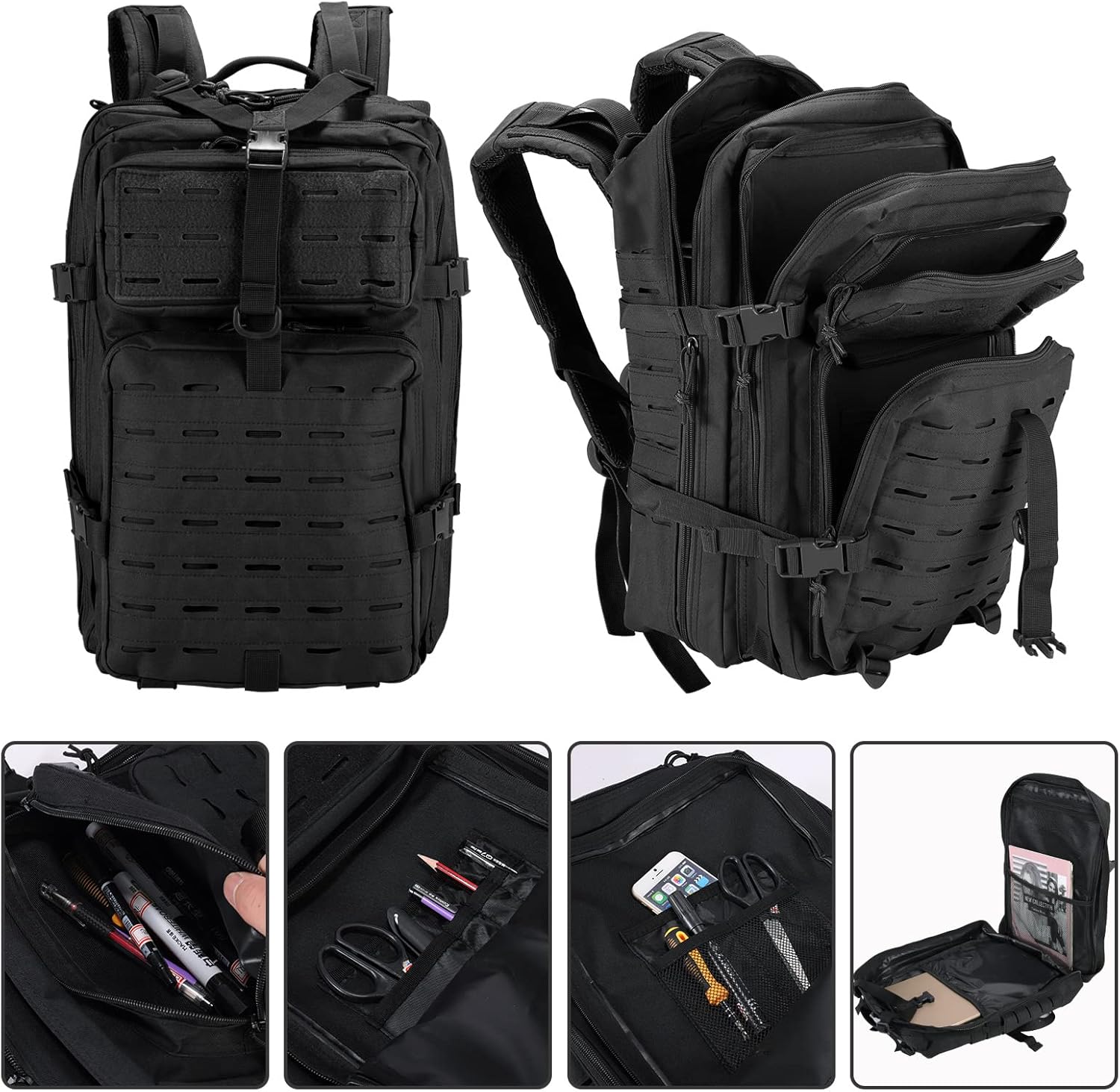MOCHILA 45L TACTICA MILITAR MOLLE