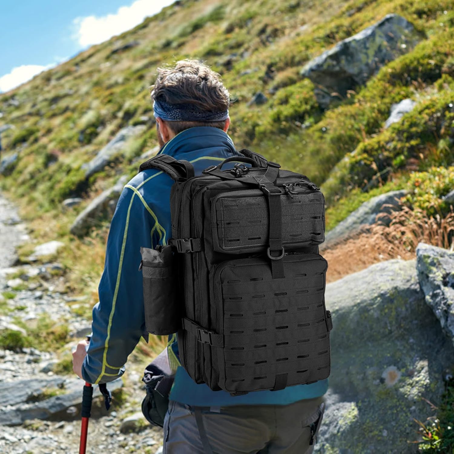 MOCHILA 45L TACTICA MILITAR MOLLE