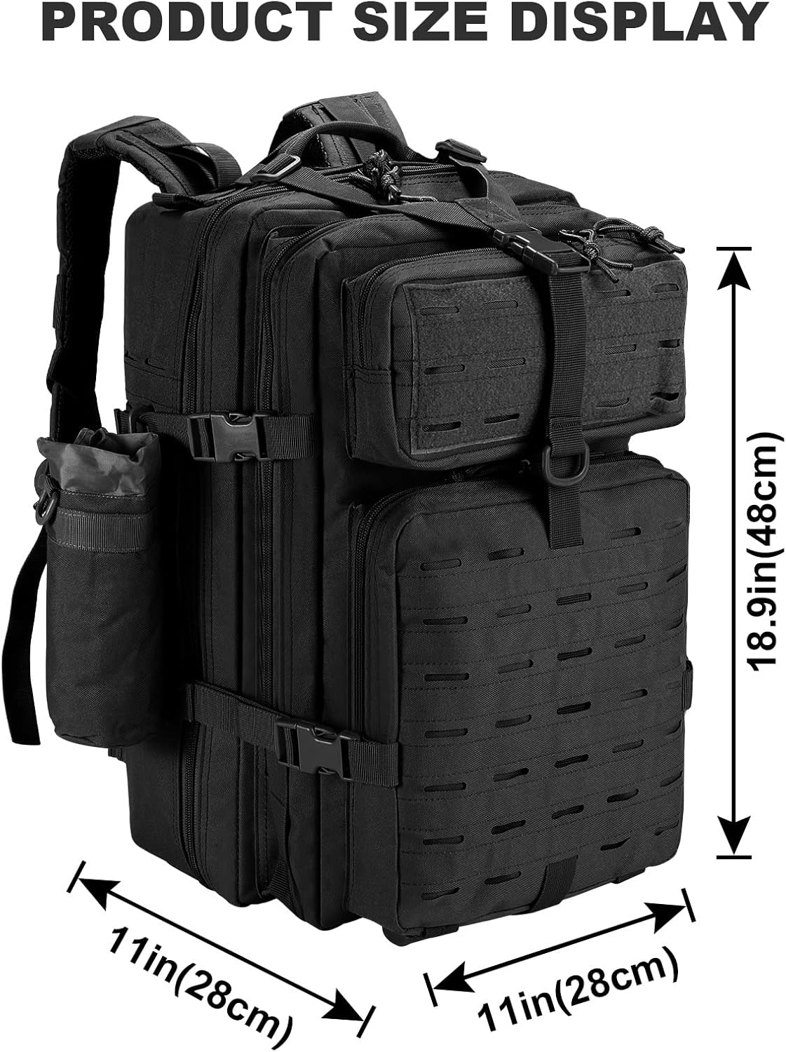 MOCHILA 45L TACTICA MILITAR MOLLE