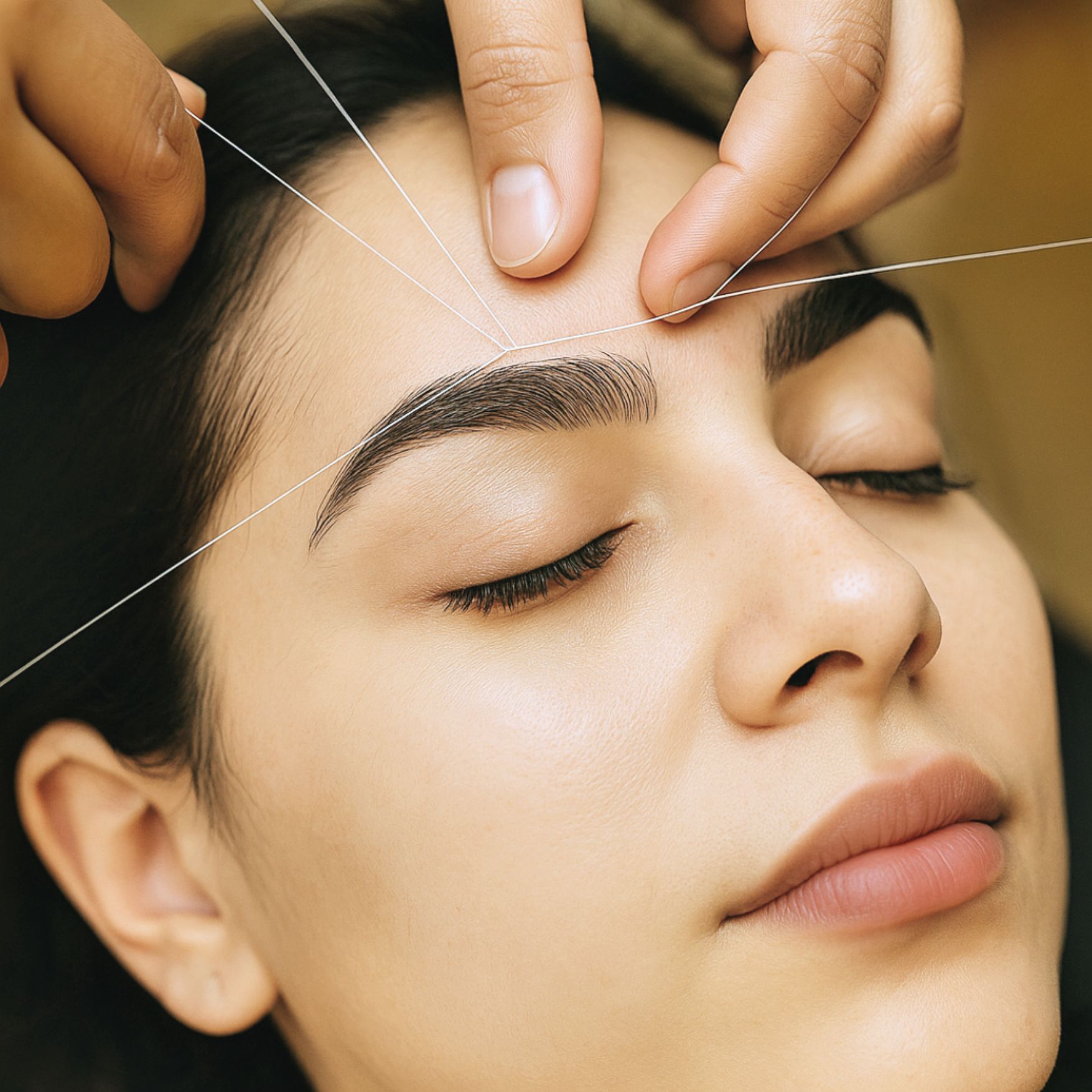 DEPILACION DE CEJAS CON HILO 