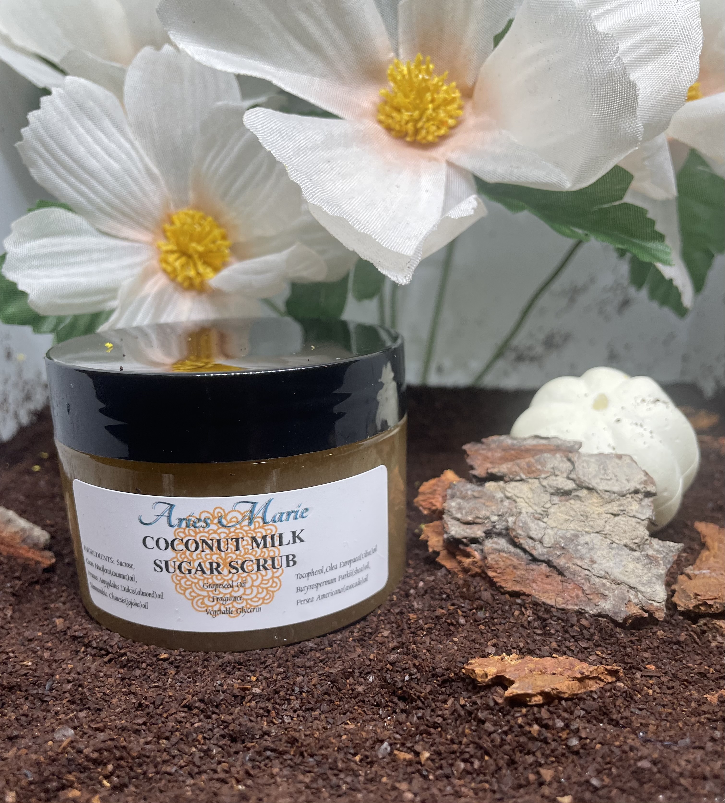 Coconut Milk Sugar Scrub