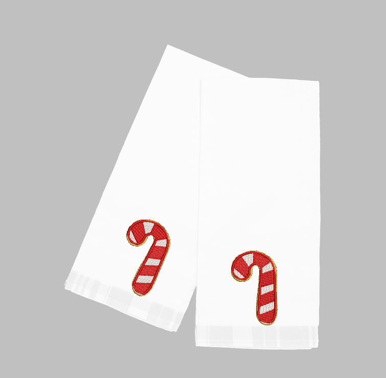 Christmas Candy Cane Cookie Embroidery Design – 4x4 Hoop, Instant Download