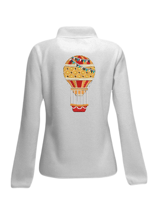 Cute hot air balloon design. For machine embroidery in pes, dst, xxx and hus machine formats. Instant Download. For 6x10 hoop.