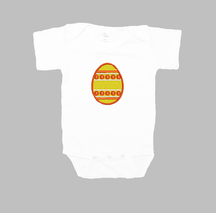 Easter egg design for machine embroidery. In pes, dst, xxx and hus machine formats. Instant Download.  For 4x4 hoop.