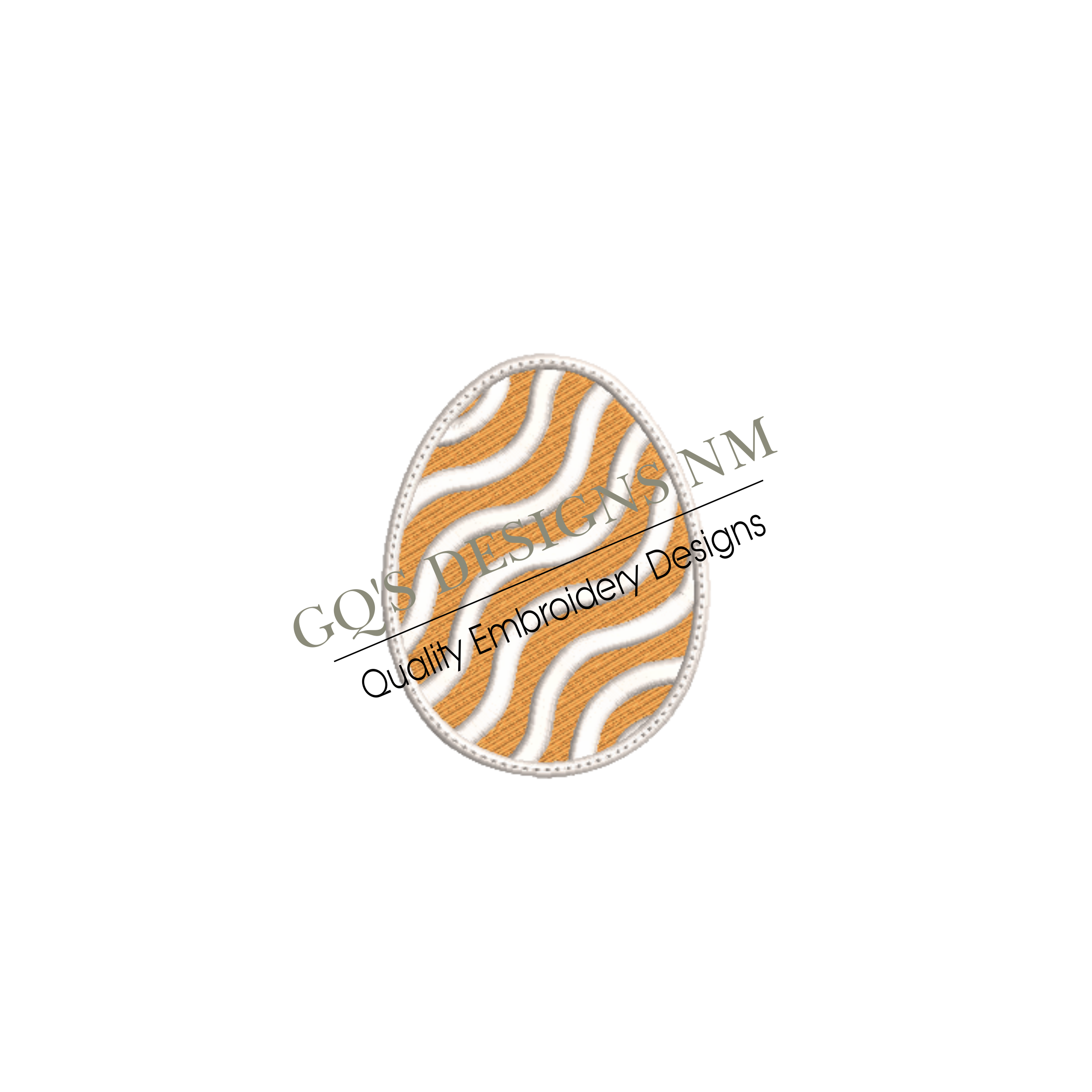 Easter egg design for machine embroidery. In pes, dst, xxx and hus machine formats. Instant Download. For 4x4 hoop.