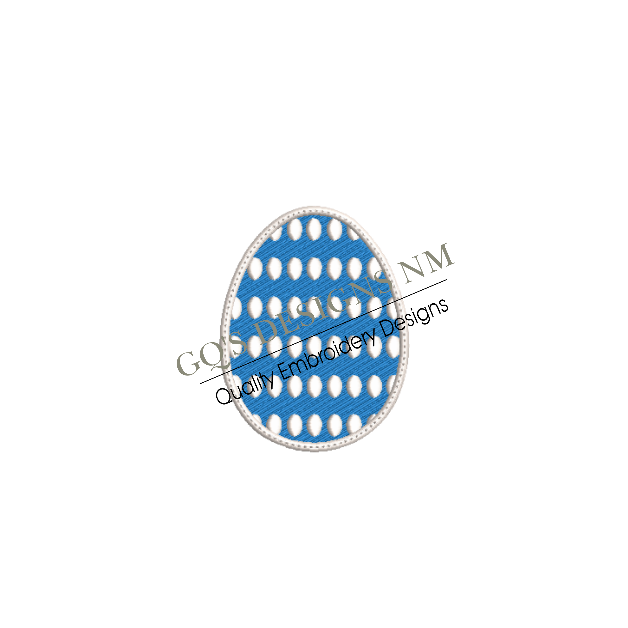 Easter Egg with Mini Eggs Embroidery Design – 4x4 Hoop, Instant Download