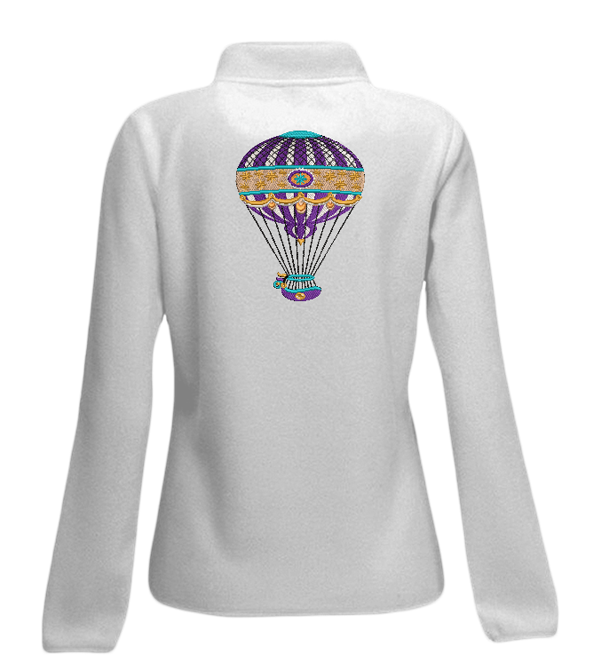 Elegant hot air balloon design. For machine embroidery in pes, dst, xxx and hus machine formats. Instant Download. For 6x10 hoop.