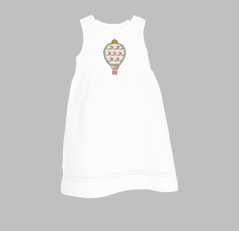 Princess balloon design for machine embroidery. In pes, dst, xxx and hus machine formats. Instant Download. For 5x7 hoop.