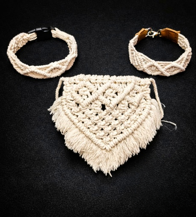 Set de accesorios macramé